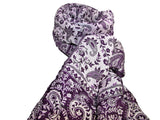 purple scarf