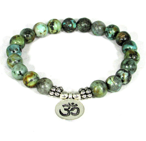 african turquoise bracelet
