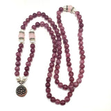 mala beads rose quartz